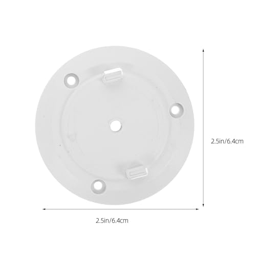 Base de cámara blanca de plástico Abaodam, soportes compactos de pared para hogar, 20 uds 2
