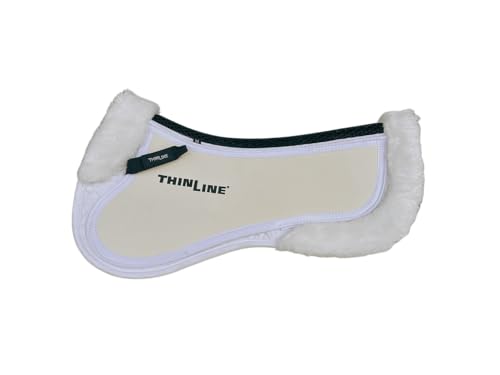 ThinLine Trifecta Half Pad with Sheepskin Trim Rolls (White, Medium)