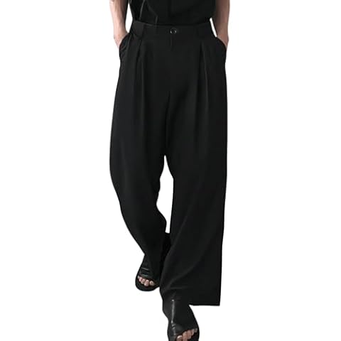 Milumia Men's High Waisted Pants Cover