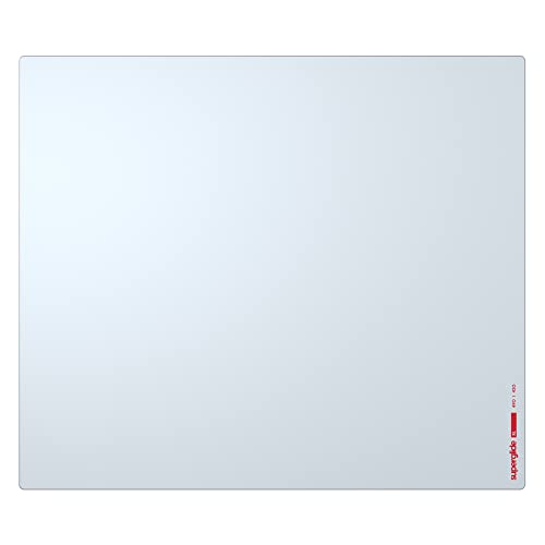 Image of Pulsar Gaming Gears Superglide Glass Pad Glass Mouse Pad, XL, White