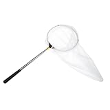 DEARMAMY 伸縮式合製捕虫網 昆虫採集用バタフライネット 軽量コンパクト設計 のアウトドア遊びに 蝶やボ捕獲対応