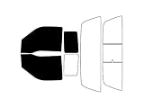 Avery Dennison NR Nano Ceramic IR - Window Tint Kit Compatible with Ford F-250 1999-2007 2 Door - Black 5% - Bubble Free Single Ply Film - Front Precut Kit