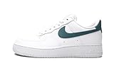 Amortissement Nike WMNS Air Force 1 \'07 Chaussures de Basket Femme, White DK Teal Green Sunset Pulse White, 36.5 EU