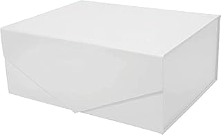 Chipark Luxury Magnetic Gift Box, Gift Boxes with Lids for Presents Folded Large Luxury Boxes for Birthday, Wedding, Anniversary, Festival, etc, 36 * 24 * 11.4cmGrey