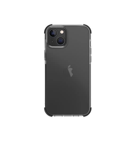Muvtech Combact Back Cover Case Compatible with iPhone 14, Phone Case, Shockproof Slim Back Cover - 6.1 Inches - Black (TPU+TPE+PC)