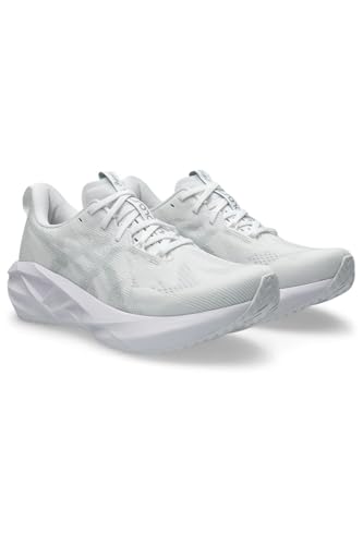 Asics 1011B974-100 Novablast 5 Uomo, White/Piedmont Grey Eu 48 - 2