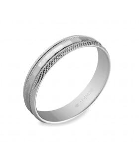 Alliance mariage argent Argyor MEKKI le symbole de votre union gravé dans l'éternité d'un anneau
