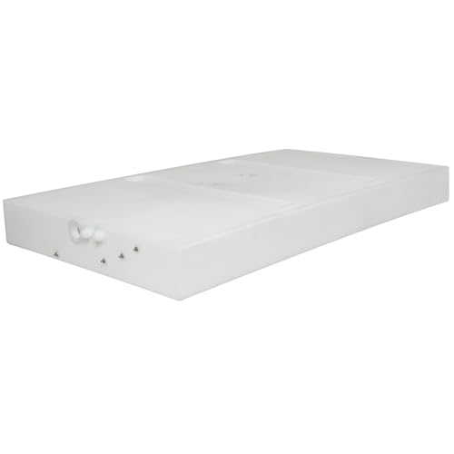 Image of 42 Gallon RV Fresh Water Tank, Potable Water Storage Tank for Drinking, Cooking, Cleaning, Showering, for Campers, Trailers, Motorhomes, RVs, Low-Profile Shape, 60 inch x 31 inch x 5.75 inch (WT-0926)