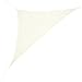 Produktbild Corasol 160090 Premium Sonnensegel, 5 x 5 x 7 m, 90° Grad Dreieck, wasserabweisend, Creme-weiß