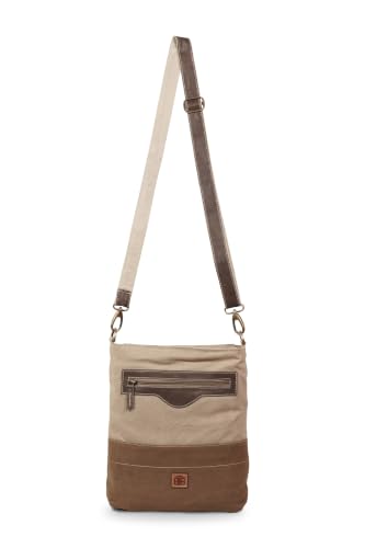 Image of 3B SHOUZO Messenger and Shoulder Bag - Upcycled Vintage Canvas & Leather
