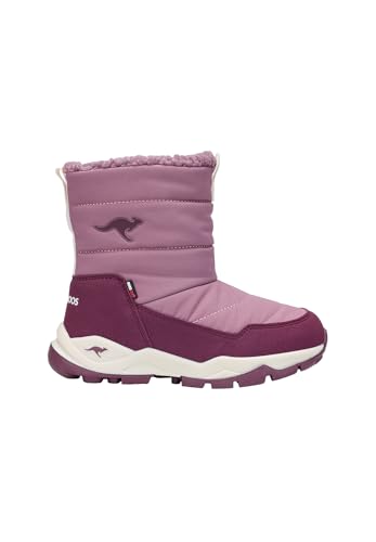 KangaROOS K-FR Floki RTX Schneestiefel, BlackBerry/Grape, 29 EU