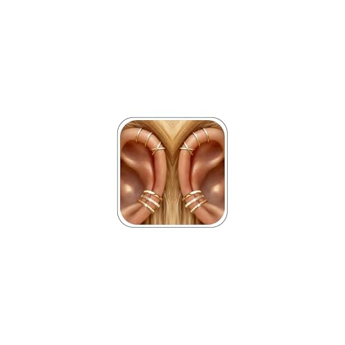 Image of Ear Cuffs Non Piercing 14K Gold Plated Ear Cuff Earrings for Women Trendy Clip on Cartilage Earring Stacks Non Pierced Adjustable Fake Earrings Set Jewelry Christmas Gift 2026 Stocking Stuffers