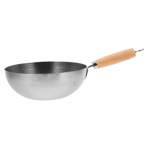 Sartén Wok Antiadherente de Acero Inoxidable 1.43 lb miniatura 1