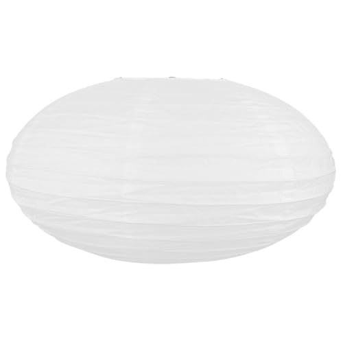 BESTonZON 1 Pc linternas de papel ovaladas lámpara colgante linterna china japonesa plegable linterna decorativa para la decoración de la boda del hogar fácil
