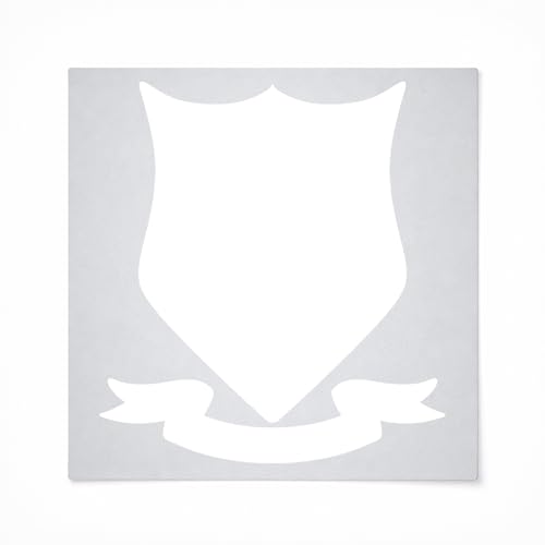 Coat Of Arms Reusable Mylar Stencil - Art Craft Supplies New Sizes (12")