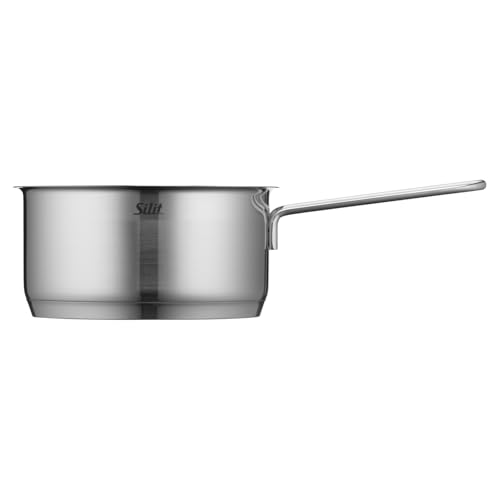 Silit Achat Stielkasserolle Induktion 16cm ohne Deckel, kleiner Topf, Kochtopf klein 1,4l, Milchtopf Induktion, Edelstahl teilmattiert… – Ansicht 3