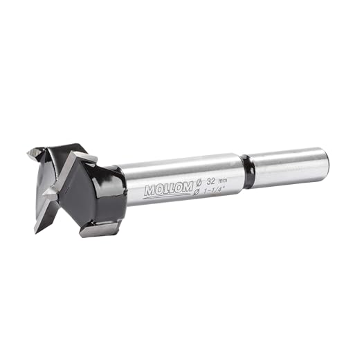 MOLLOM 1-1/4" (32mm) Carbide Forstner Drill Bit
