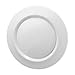 Adjustable Air Vent Cover Round Ceiling Vent Cover for Bathroom Extractor Fan Wall Air Vent Cover, for Easy Clean Plastic Ventilation Fan Cover, ABS Material, White, ø75/ø100/ø125/ø150(ø100mm)