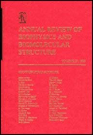 Hardcover Annual Review of Biophysics and Biomolecular Structure: 1998 (Annual Review of Biophysics & Biomolecular Structure) Book