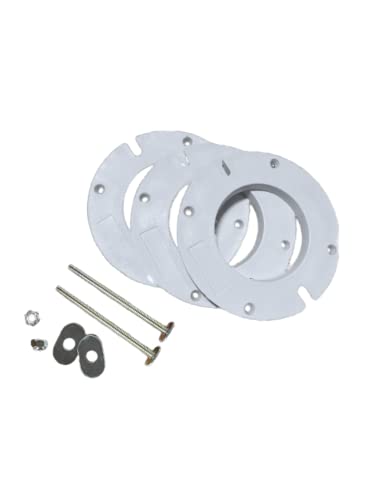 BruCo 1/4' Closet Flange Extension Kit without caulk, White