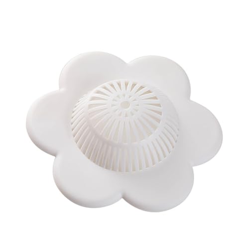 Colador de silicona para fregadero con forma de flor