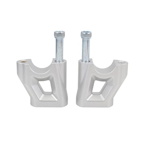 Rehausseur de guidon moto argent pour trail Tiger 800 XCX