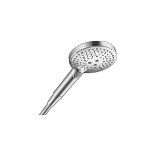 hansgrohe Raindance Select S Low Flow 5-inch Handheld Shower Head Modern 3 -Spray PowderRain, Rain,