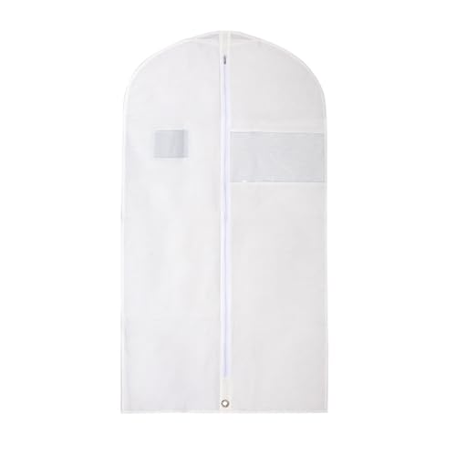 120 * 60Cm Garment Bags, 1 Packs Garment Bags for Hanging Clothes, Env-Friendly Breathable Suit Bag Clothes Cover for Storage Suits, Shirts, T-Shirts And Jackets, Suitable for Adults And Children,C