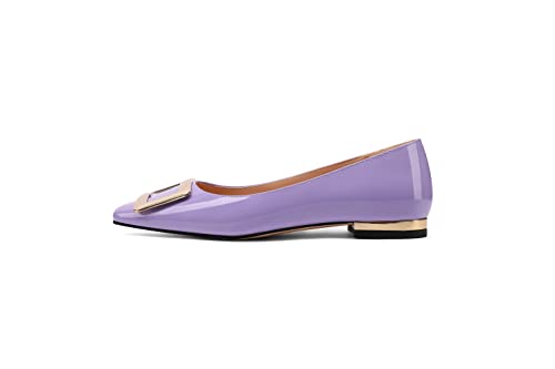 Women's Closed Toe Slingback Patent Leather Pump Low Kitten Heel Comfortable Formal Party Prom Wedding Dress Shoes 1.5 Inch2