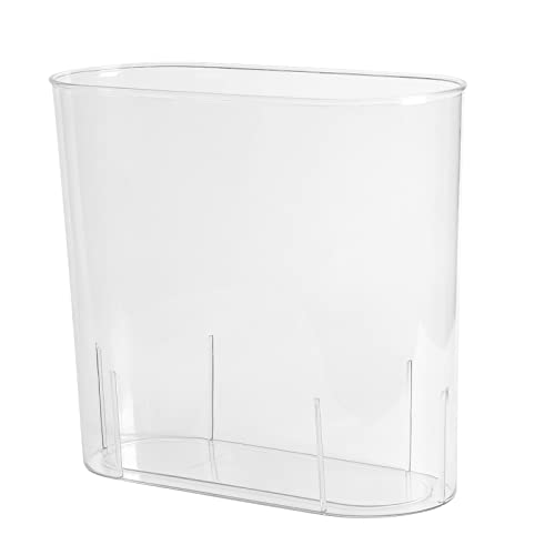Anyoifax Small Trash Can Slim Garbage Can 3 Gallon Waste Basket Trash Bin Container For Bathroom, Bedroom, Living Room, Kitchen, Office, Colleg Dorm - Clear #TOP21