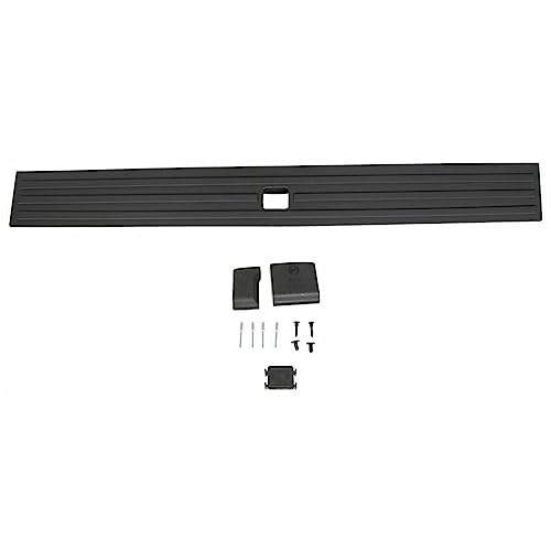 GMLFO for Ford for F150 /Lariat/Platinum/XL/XLT 15-18 & Limited/SSV 16-18 & Raptor 17-19 Tailgate Moulding Cover with Flexible Step (Black) LZY0660