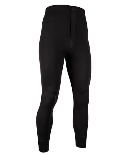 AMERICAN HEAVEN Mens Base Layer Long Pants | 100% Cotton Thermal Leggings | Multi Pack Colors