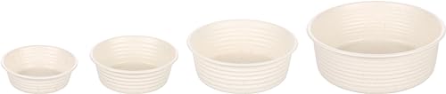 Flamingo FEEDING AND DRINKING BOWL LIGNA ROUND WHITE XL 1930ML - Image 2