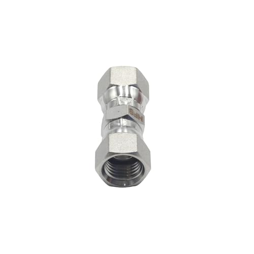 Image of HFS(R) 1 /4 inch Female JIC Swivel x 1 /4 inch Female JIC Swivel Nut Union Stainless Steel 304