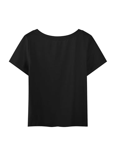 Image of Girls' Graphic Tees Summer Cute Tops Casual Short Sleeve Crew Neck T Shirts
