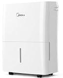 MIDEA Deshumidificador Silencioso 12L para Humedad interior hasta 20 m2 / 50 m3 - Deshumificadores para humedades en Habitación con depósito extraible - Deshumificador pequeño bajo consumo dehumifier