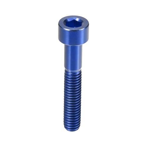 Perno azul M6 x 35 para bicicleta uxcell tornillo universal de repuesto
