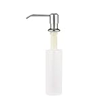 Nuestra elegante y fácil de usar carcasa de la bomba está hecha de acero inoxidable 304 antioxidante y anticorrosión, la bomba brilla en presencia de luz, agregando un aspecto muy elegante a tu baño o cocina. Seguro de usar, y excelente para lociones corporales, mezclas de aceites esenciales, jabón líquido, lavado corporal y mucho más.