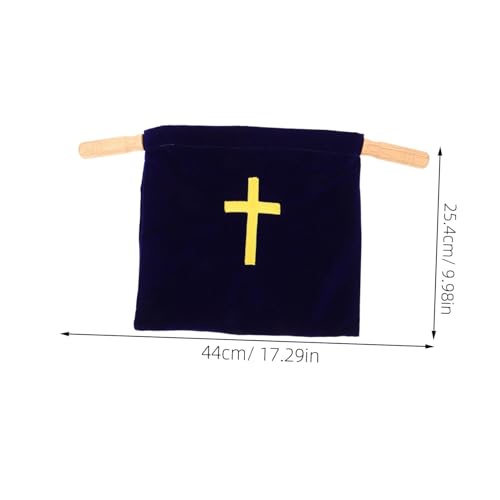 Pochettes de collecte religieux velours pour éviter les bruits de pièces