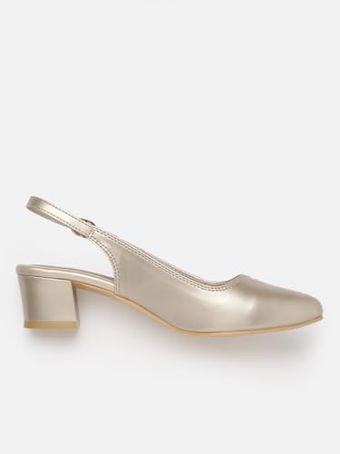 Image of Marc Loire Women's Pointed Toe Block Heel Pumps Shoes for Party, Office and Formal Occasions