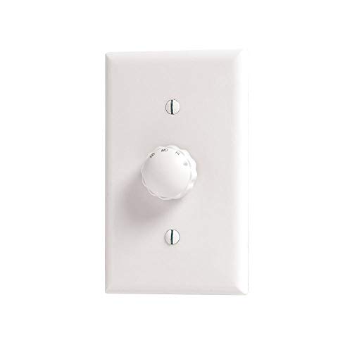 Hunter Fan Company, 27180, Three-Speed Stepped Wall Control White