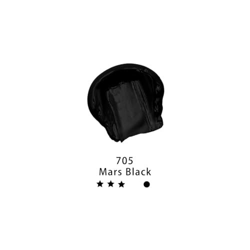 Image of Artecho Mars Black Acrylic Paint 500ml / 17oz Large Bottle | Semi Glossy Finish, High Pigment Rich Color Craft Paint for Canvas, Rocks, Wood, Fabric, Ceramic, Non-Toxic