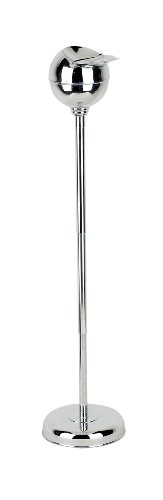 Kare Staande Asbak, Chroom, 10.01 x 10.01 x 37.01 cm - Image 8