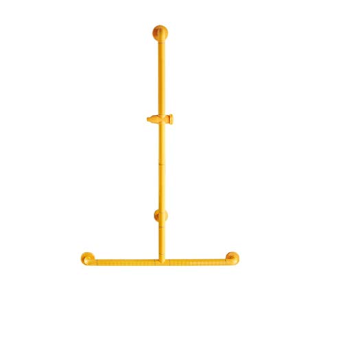 DJSMfs Cabina de Ducha Seguridad Pasamanos Antideslizante, Soporte de Ducha Barra de elevación Ducha en el baño Tipo T Marco Resistente a roturas