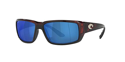 Image of Costa Del Mar Sunglasses For Men Fantail Mens Polarized Sunglasses 580G 59 | Polarized Fishing Glasses with UV Protection - Costa Sunglasses for Boating, Beach & Driving - 580G, 59