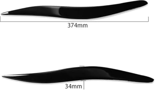 Sourcils de phare avant voiture garniture ABS pour Lexus 300 - 3