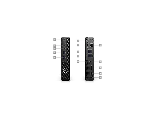 Image of Dell OptiPlex 3000 3080 Desktop Computer - Intel Core i5 10th Gen i5-10500T Hexa-core (6 Core) 2.3GHz - 8GB RAM DDR4 SDRAM - 128GB SSD - Micro PC