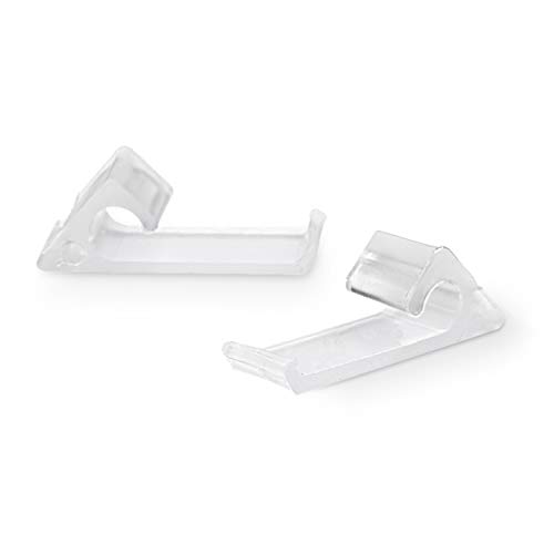 Nylon Horizontal Siding Clips For Coax (Rg6 Rg59) Cable Mounting Home Snap In Clips For Hanging And Wire Bundle Cable Management - White - 50 Pack #TOP1