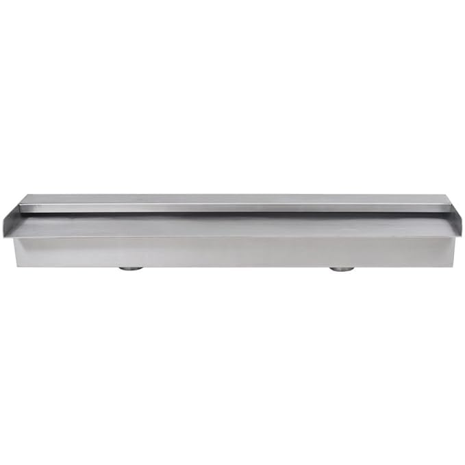Steel Art Craft Cascade Blade 24 inch/60cm Short Neck Faountain Waterfall 304 Stainless Steel, Outdoor & Indoor Fountain for Pool, Garden Decor, Balconies-image-46