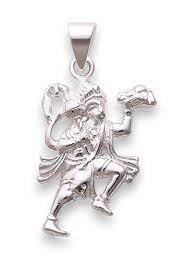 Orignal streling silver jewellery all type god locket durga, hanuman allah om, fancy chain locket weight 3.5 grams. (MARUTI)-image-46